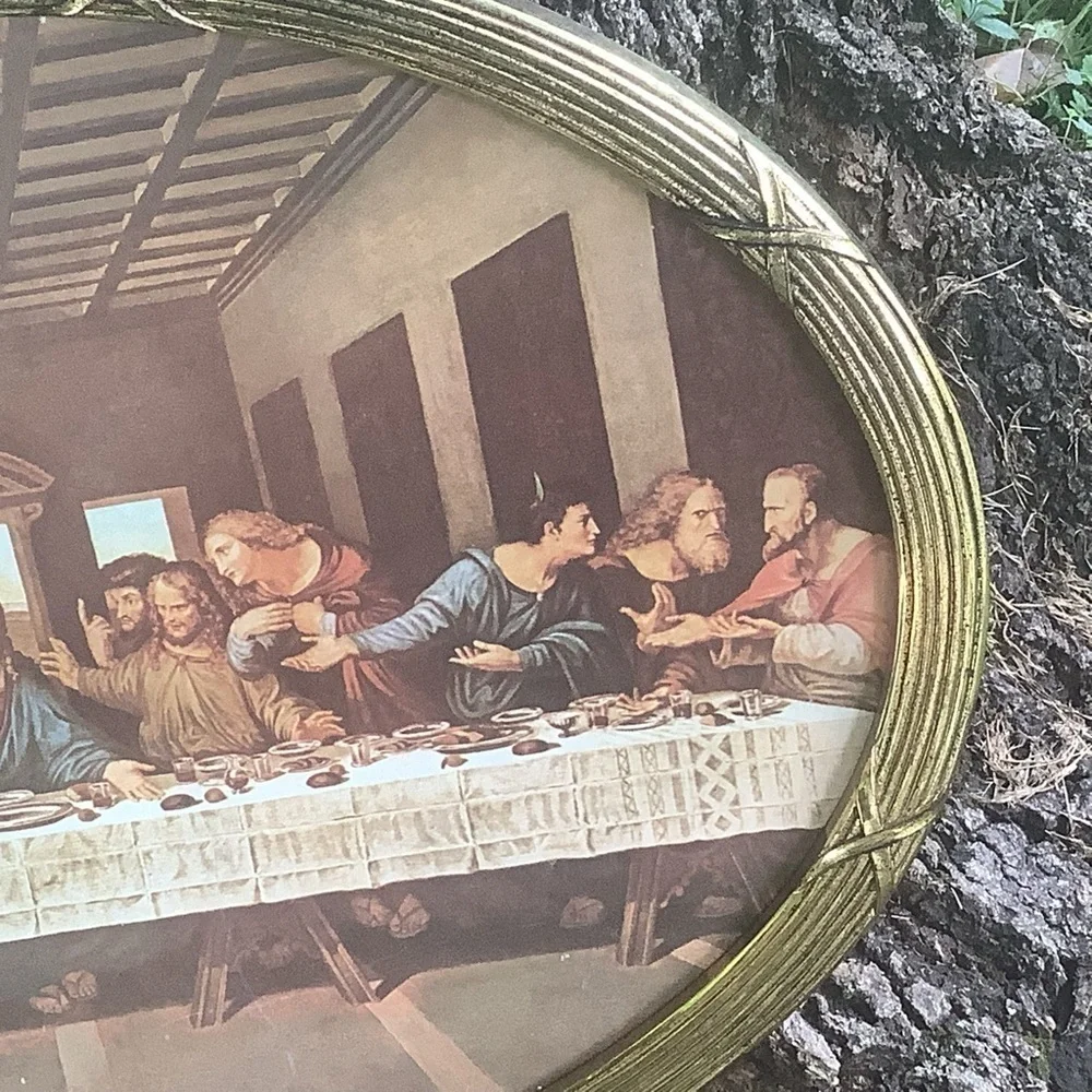 Vintage Last Supper Framed Print - Picture 4 of 8